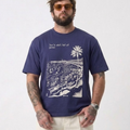 PLUS SIZE SAINT TROPEZ HOLIDAY T-SHIRT FOR MEN | XL-7XL