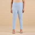 Plus Size Solid Knit Stretch Leggings | XL-7XL