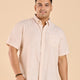 Plus Size Linen Rich Half Sleeve Shirt | XL-7XL