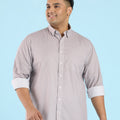 Plus Size Premium Structure Geo Print Shirt | XL-7XL