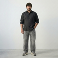 PLUS SIZE SOLID LINEN SHIRT FOR MEN | XL-7XL