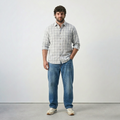 PLUS SIZE MEN CHECK SHIRT| XL-7XL