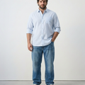 PLUS SIZE MEN STRIPE SHIRT | XL-7XL