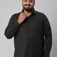 Plus Size Self-Dobby Egyptian Giza Check Shirt | XL-7XL