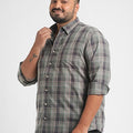Plus Size Egyptian Giza Cotton Check Shirt | XL-7XL