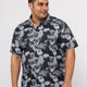 Plus size Resort Collar Satin Club Party Shirt For Men | XL-7XL