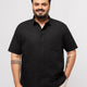 Plus size Soft Cotton Lounge Half Sleeve Shirt For Men | XL-7XL