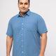 Plus size Soft Cotton Lounge Half Sleeve Shirt For Men | XL-7XL