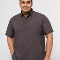 Plus size Soft Cotton Lounge Half Sleeve Shirt For Men | XL-7XL