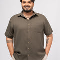 Plus size Lounge co-ord set Half Sleeve Shirt For Men | XL-7XL