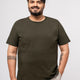 Plus size Structure Knit Outdoor T-Shirt For Men | XL-7XL