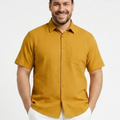 PLUS SIZE SOLID SHIRT FOR MEN | XL-7XL