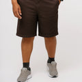 PLUS SIZE SOLID TWILL HOLIDAY CITY SHORTS FOR MEN | XL-7XL