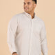 Plus Size Funky Tile Print Twill Stretch Shirt | XL-7XL