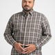 Plus Size Egyptian Giza Cotton Check Shirt | XL-7XL
