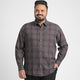 Plus Size Egyptian Giza Cotton Check Shirt | XL-7XL