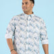 Plus Size Tropic Whisper Print Breezy Shirt | XL-7XL
