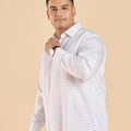Plus Size Sophisticated Supima Cotton Check Shirt | XL-7XL