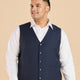 Plus Size Elite Class Blissful Waistcoat | XL-7XL