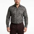 PLUS SIZE DOBBY PRINTED SHIRT FOR MEN | XL-7XL