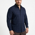 PLUS SIZE SELF CHECK SHIRT FOR MEN | XL-7XL