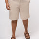 Plus size Solid Twill Holiday City Shorts For Men | XL-7XL