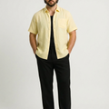 PLUS SIZE MEN SOLID SHIRT| XL-7XL