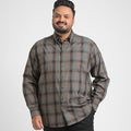 Plus Size Egyptian Giza Cotton Check Shirt | XL-7XL