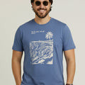 PLUS SIZE SAINT TROPEZ HOLIDAY T-SHIRT FOR MEN | XL-7XL