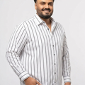 PLUS SIZE MEN STRIPE SHIRT| XL-7XL