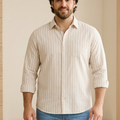 PLUS SIZE MEN STRIPE SHIRT| XL-7XL