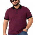 PLUS SIZE MEN STRIPER POLO | XL-7XL