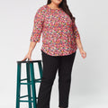 Plus Size DitsyTops: Where Fashion Flourishes with Delicate Floral Elegance | XL-7XL