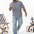 PLUS SIZE MEN STRIPER T-SHIRT | XL-7XL