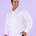 Plus Size Urban Elegance Structured Stripe Shirt | XL-7XL