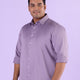 Plus Size Move In Style Solid Satin Shirt | XL-7XL