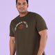 PLUS SIZE STRUCTURE KNIT GRAPHIC T-SHIRT FOR MEN | XL-7XL