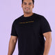 PLUS SIZE STRUCTURE KNIT GRAPHIC T-SHIRT FOR MEN | XL-7XL