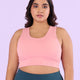 Knitted Nylon Stretch Sports Bra | XL-7XL
