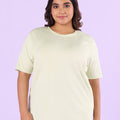Offwhite Stretchable T-Shirt With Pockets | XL-7XL