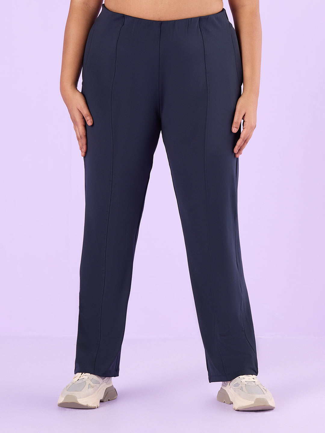 Get Plus Size Plus Size Knitted Stretch Track Pant | XL-7XL for