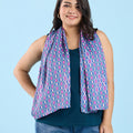 Plus Size Printed Viscose Satin Scarf | XL-7XL