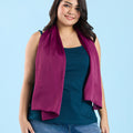 Plus Size Viscose Satin Scarf | XL-7XL