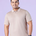 Plus Size Premium Structure Stretch Polo T-Shirt | XL-7XL