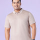 Plus Size Premium Structure Stretch Polo T-Shirt | XL-7XL