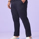 Plus Size Structure Print Auto Adjust Waist Stretch Chino | XL-7XL