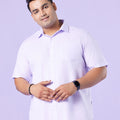 Plus Size Linen Rich Half Sleeve Shirt | XL-7XL