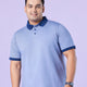 Plus Size Premium Structure Stretch Polo T-Shirt | XL-7XL