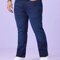 Plus Size Dark Indigo Flextech Stretch Kevin Fit Jeans | XL-7XL