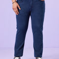 Plus Size Dark Indigo Flextech Stretch Kevin Fit Jeans | XL-7XL